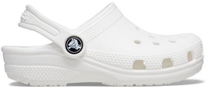 Crocs Unisex Kids Classic Clog T Clog, White, 8 UK Child