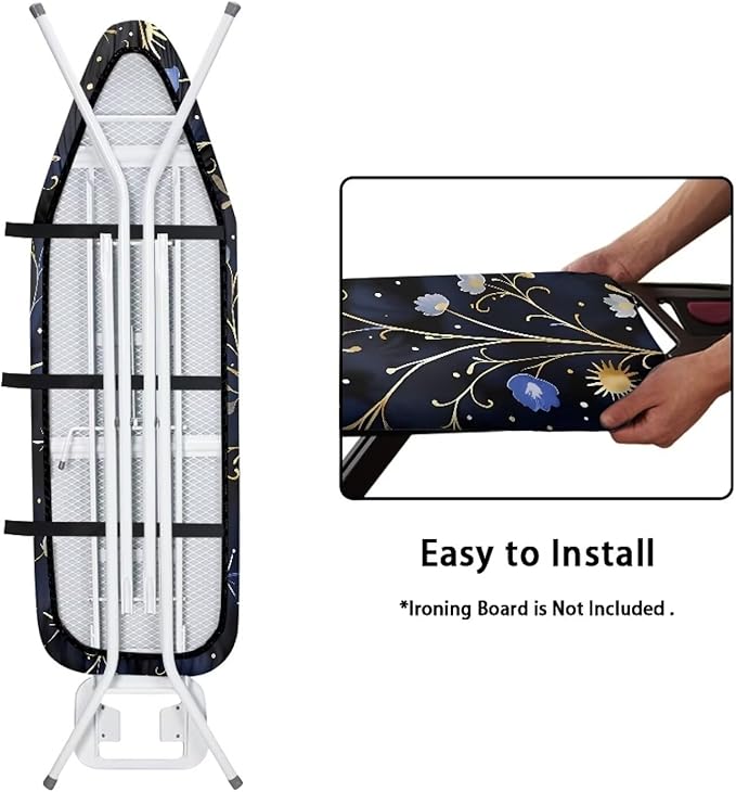 Sun Floral Ironing Board Cushion Resist Scorching Protector