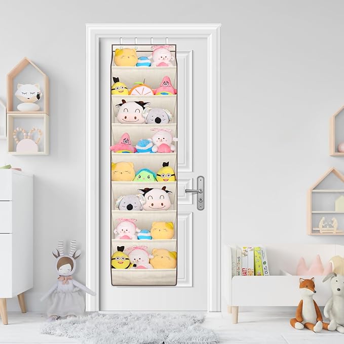 SLEEPING LAMB Over The Door Shoe Organizer