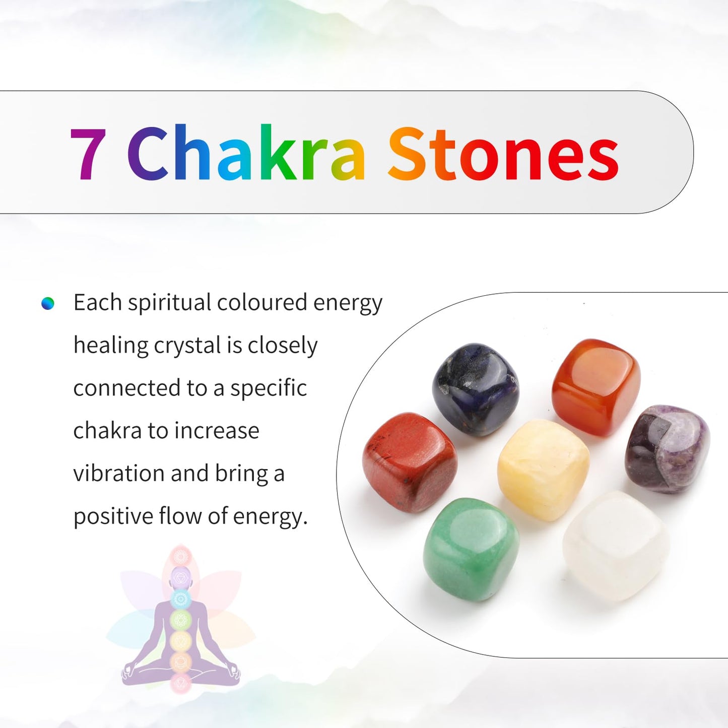 TUMBEELLUWA Healing Crystal Pendulum 7 Chakra Pendulums for Dowsing