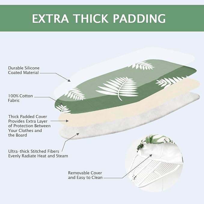 SheeChung Tabletop Ironing Board 12"x32", Small Ironing Boards
