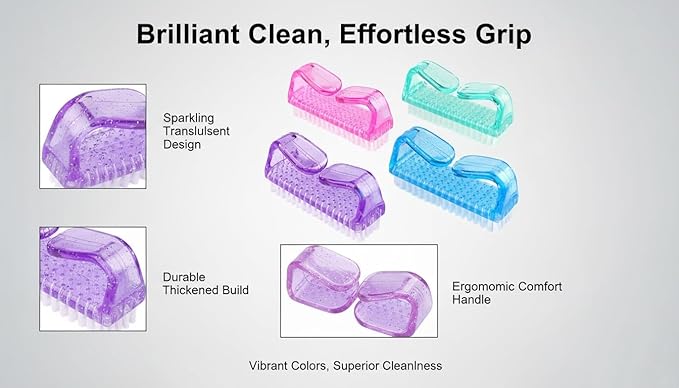 3Pcs Different Kinds of Fingernail brush