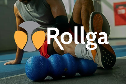 Rollga - The Better Foam Roller for Back Pain, Flexibility, Muscle Recovery, Yoga, Pilates, Deep Tissue Massage, Headache, Physical Therapy, & Exercise. Neck, Back, Legs, & Feet