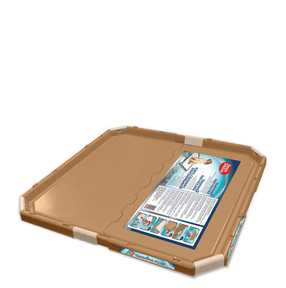Simple Solution Dog Pad Holder | Portable Tray for Pet Training and Puppy Pads | Protection Against Pad Leakage, Bunching, and Shredding | Fits Pads 53 x 53cms or larger, 1 Count (Pack of 1)