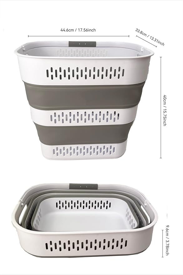 SAMMART 38L Collapsible Laundry Basket