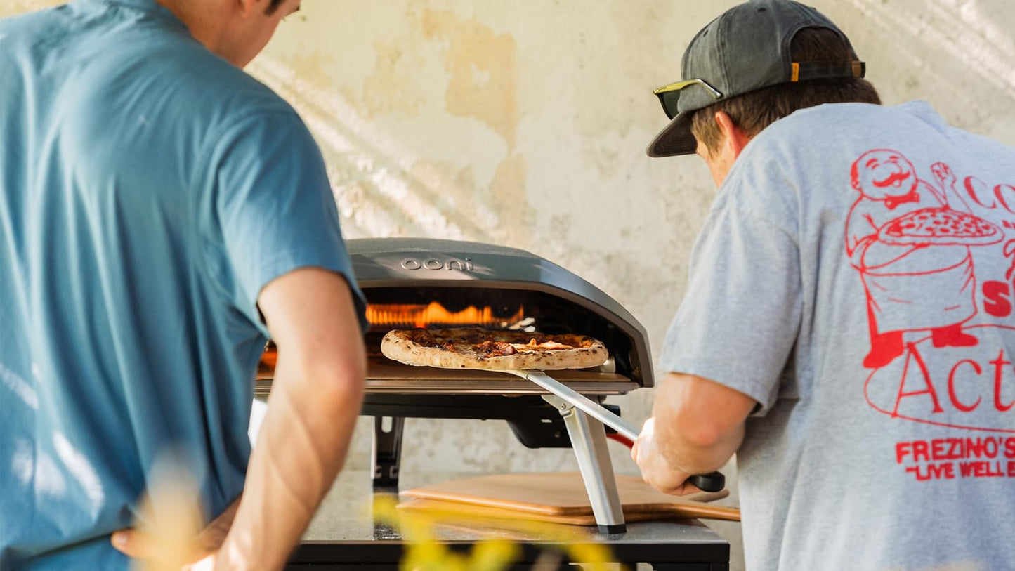 Ooni Koda 16 Gas Pizza Oven – 37 mbar Outdoor Portable Propane Gas Pizza Oven - 16 Inch Authentic Stone Baked Pizzas in 60 Seconds
