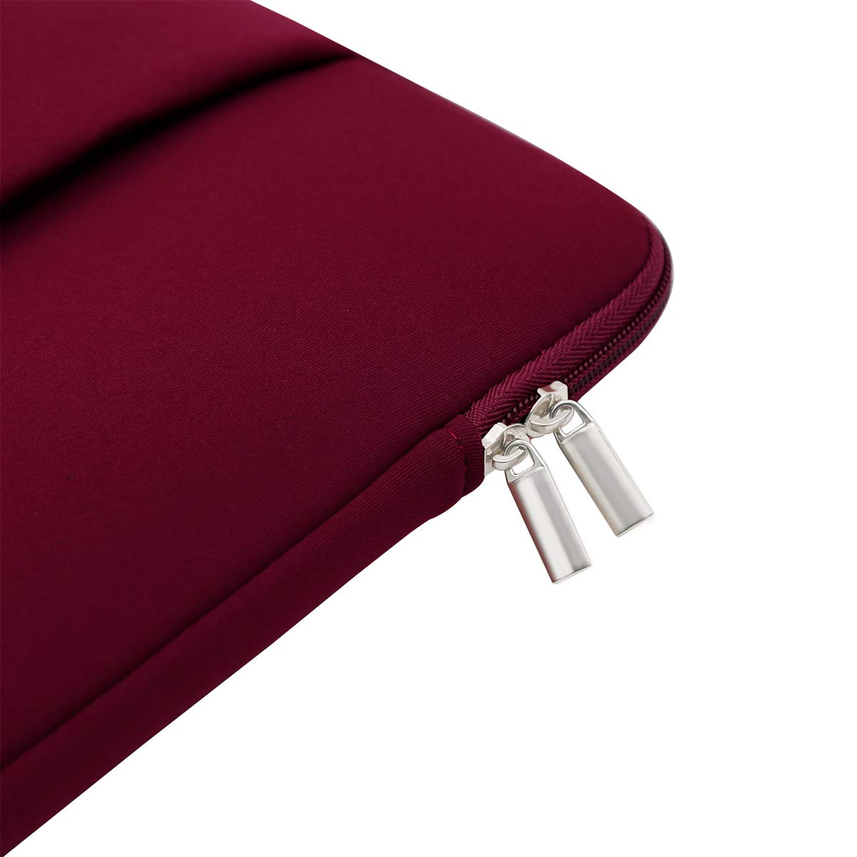 RAINYEAR 14 Inch Laptop Sleeve Compatible with 14" Notebook Computer Chromebook, 15" Macbook Pro M4 M3 M2 Protective Case with Front Pocket & Accessories Pouch(Red,Upgraded Version)