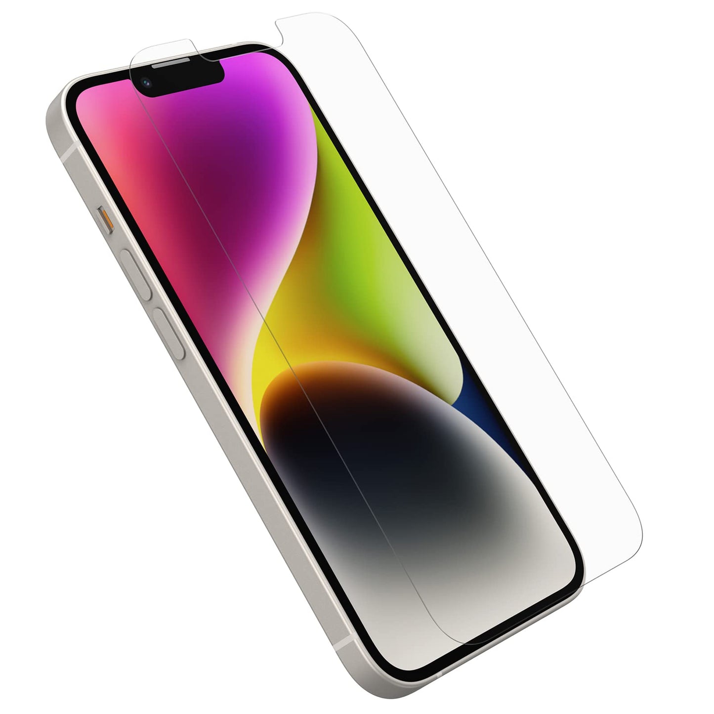 OtterBox TRUSTED GLASS Screen Protector for iPhone 14, iPhone 13 & iPhone 13 Pro, Flawless Touch Response, Fingerprint Resistant, Precision Fit, Vibrant Clarity