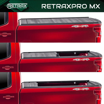 RetraxPRO MX Retractable Truck Bed Tonneau Cover | 80233 | Fits 2009 - 2018, 2019 - 2020 Classic Dodge Ram 1500, 2010-21 2500/3500 8' Bed (96.3")