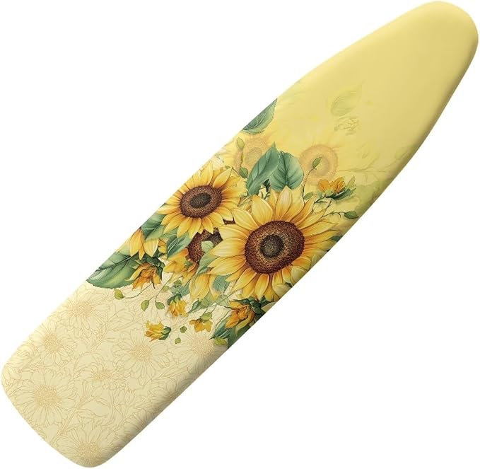 Yellow Sunflower Ironing Board Cover Art Floral Iron Pad Covers Padding