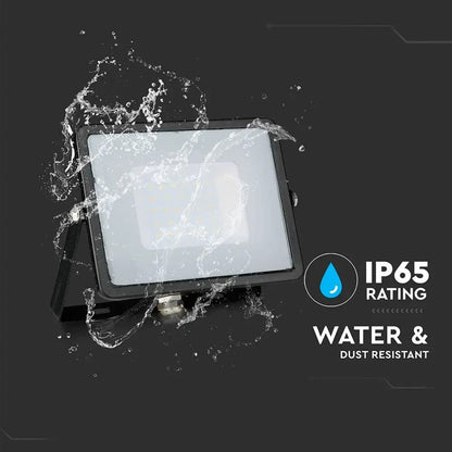 V-TAC LED Floodlight Outdoor 30W Flood Lights Outdoor | 2400 Lumens LED Work Light | Waterproof IP65 | White 6400K LED Flood Lights Outdoor for Garden Patio Driveway and more