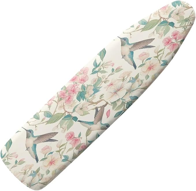 Floral Hummingbirds Ironing Board Cover and Pad Cover