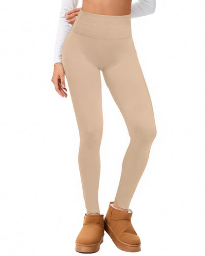 Hi Clasmix Fleece Lined Leggings Women - Seamless Thermal Winter High Waisted Tummy Control Thick Warm Yoga Pants