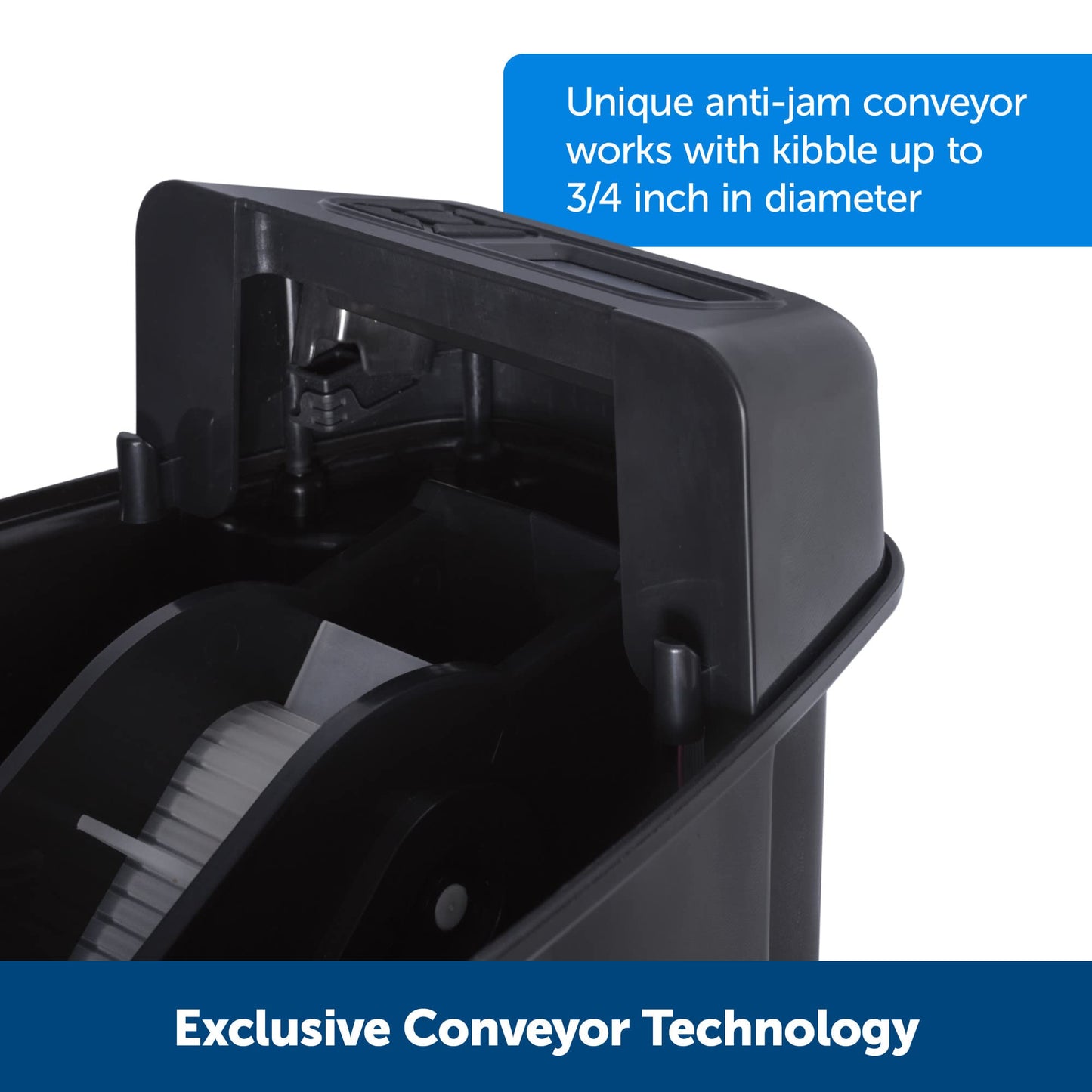 PetSafe Automatic Cat Feeder - Healthy Pet Simply Feed - Automatic Pet Feeder for Cats & Dogs - Timed Pet Feeder with Programmable Portion Control - Holds 24 Cups of Dry or Semi-Moist Dog or Cat Food