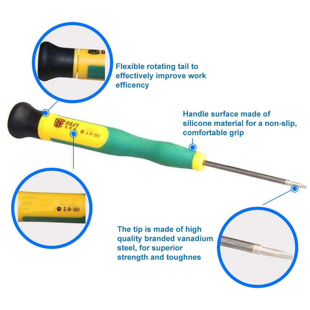 MMOBIEL Magnetic Torx Screwdrivers Set - T2 T3 T4 T5 T6 T8-12 Pcs Screwdriver Set Compatible with iPhone, iPad, MacBook Pro/Air, Laptop, Tablet and More - Repair Kit