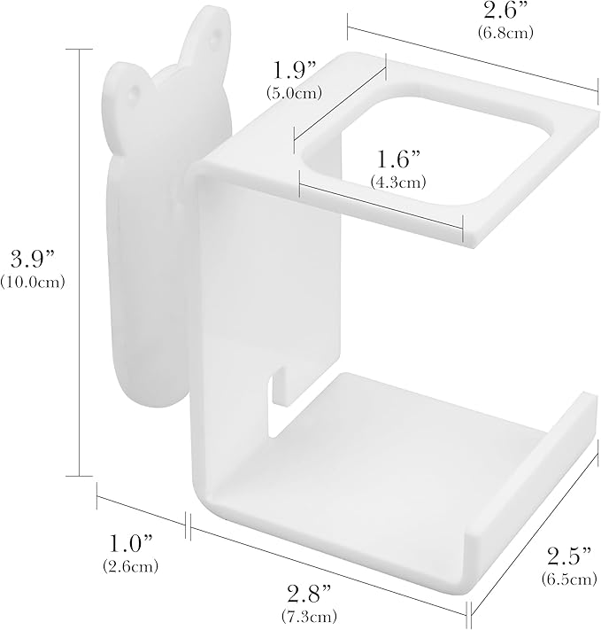 Electric Toothbrush Holder Wall Mounted, Electric Toothbrush Cord Organizer