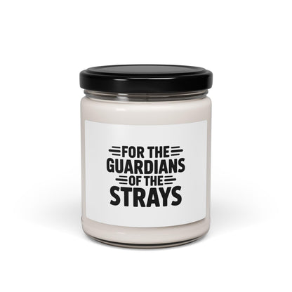 for The Guardians of The Strays Scented Soy Candle, 9oz Glass Jar, Natural Aromas for Animal Lovers, Gift Idea