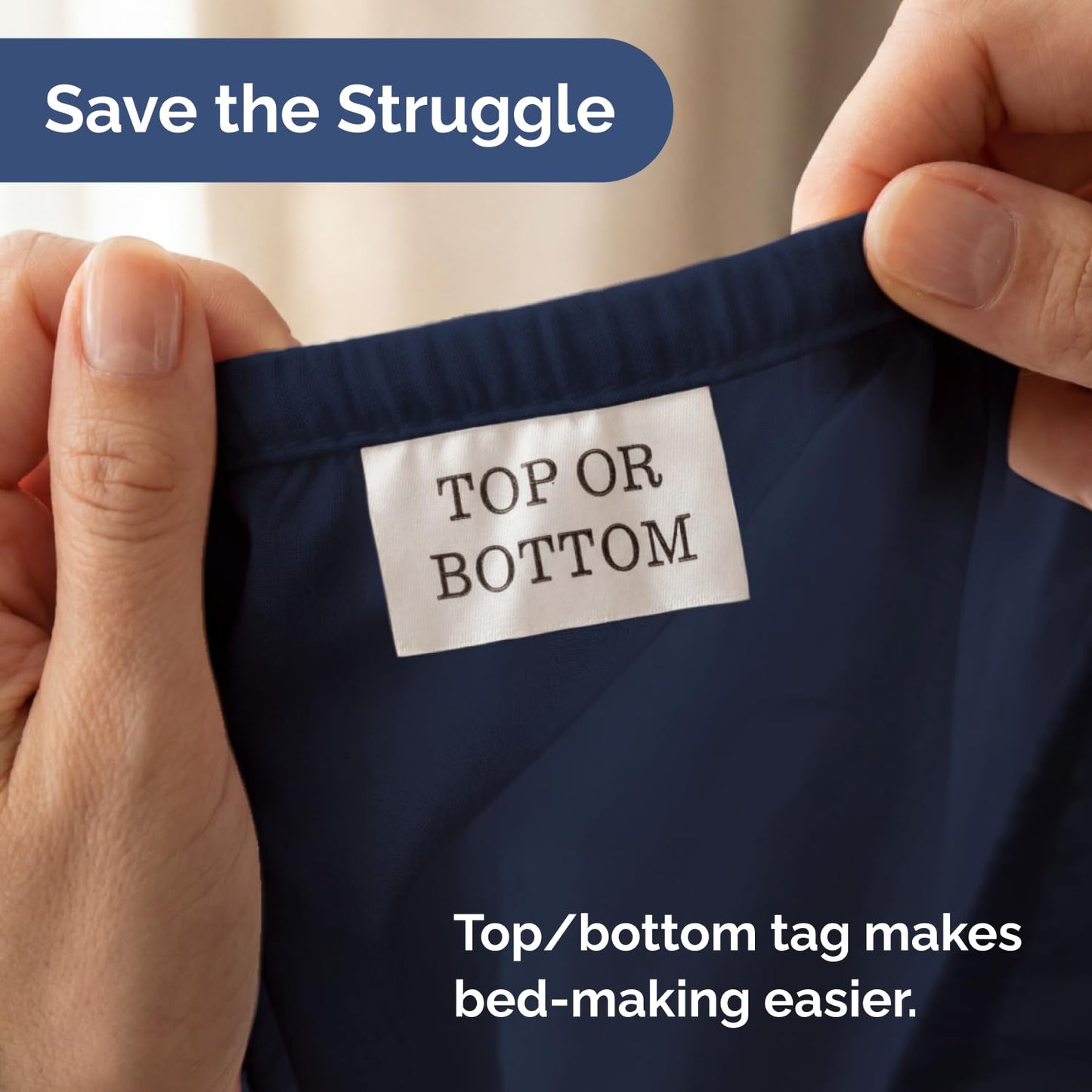 Full Size Fitted Bed Sheet - Pack of 2 Single Fitted Bottom Sheet Only - Fits Mattress Up to 16" Deep Pockets - Extra Soft, Breathable & Cooling - Hotel Quality, Shrink and Wrinkle Free - Navy Blue