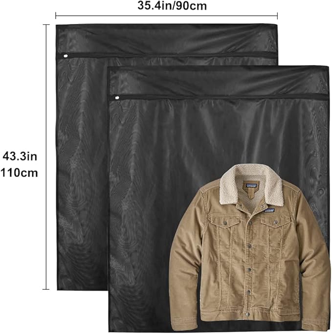 2Pcs Extra Large Mesh Laundry Bags