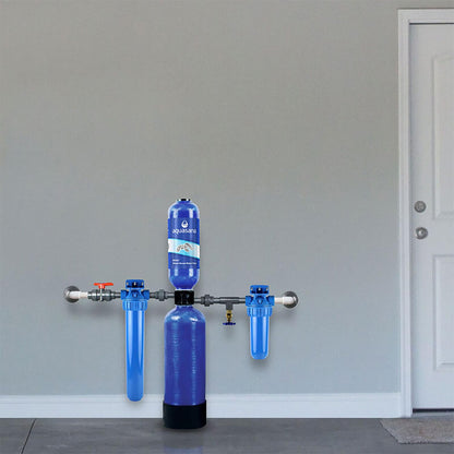 Aquasana Whole House Water Filter System | 1,000,000 Gallons | Carbon & KDF Media | Reduces 97% Chlorine & Sediment | Includes Pre- and Post-Filters | Rhino WH-1000