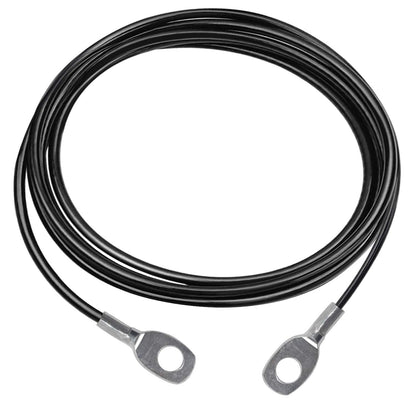 LFJ Replacement Gym Cable Fitness Pulley Cable Steel Wire Rope for Cable Machine Home Gym Weight Lift Pulley System (Fixed Length, 59")