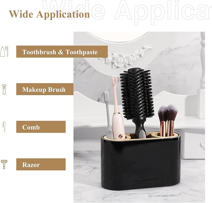 Shinowa Toothbrush Holder, Premium Toothbrush Organizer, Bathroom Storage