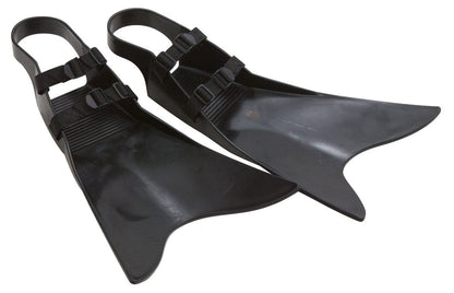 Outcast Power Kick Fins - Lightweight Durable Adjustable Easy Step-in Backcountry Angling Fishing Float Tube Navigation Wading Boots/Water Shoes Fins, One Size Fits All