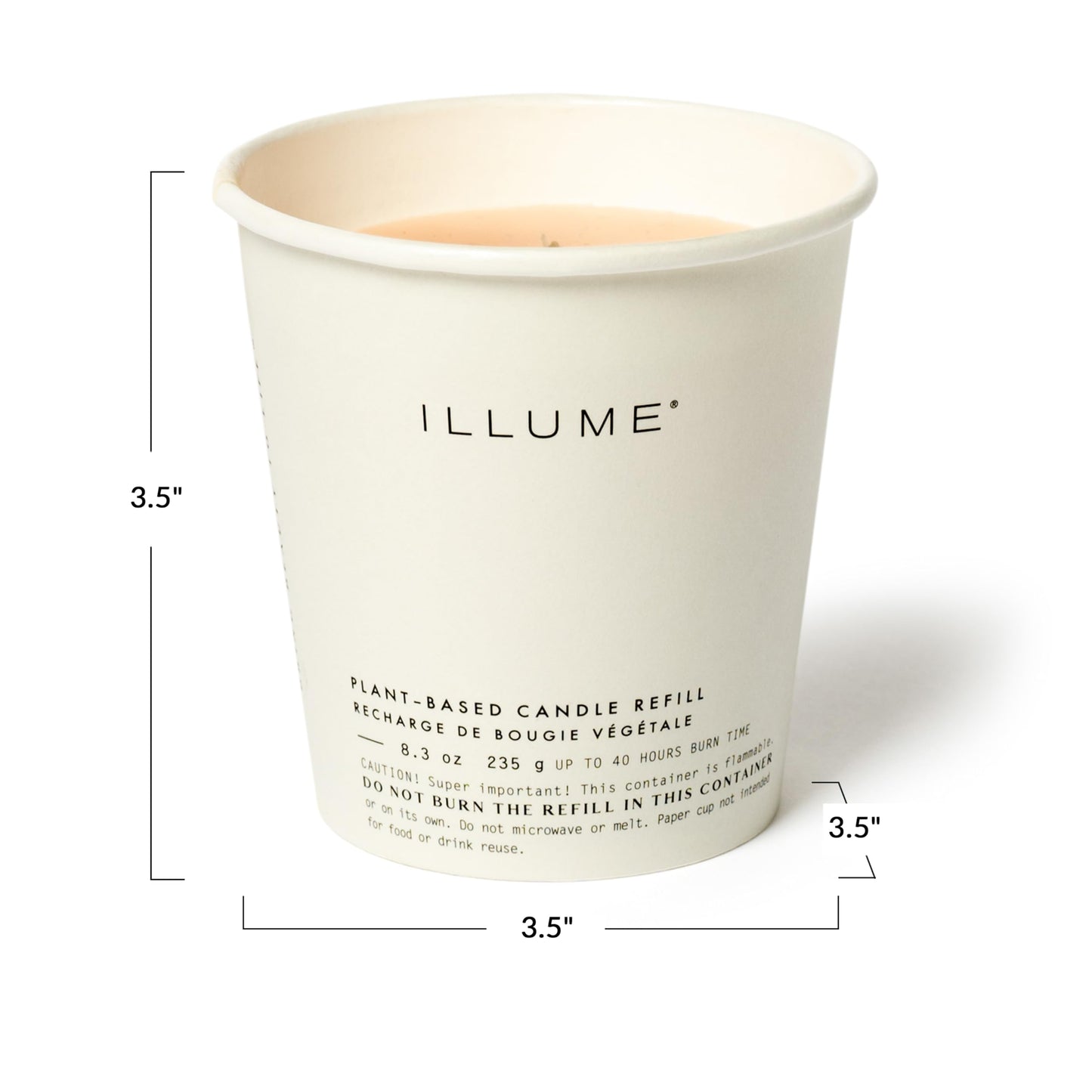 Beautifully Done Essentials Coconut Milk Mango Scented Candle Refill