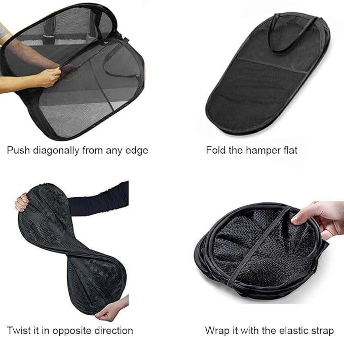 Mesh Pop up Laundry Hamper