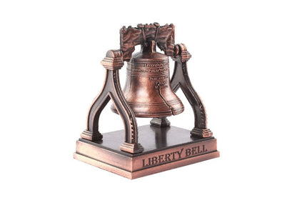 Generic Liberty Bell with Metal Stand, Copper, Classic, Decorative Figurine
