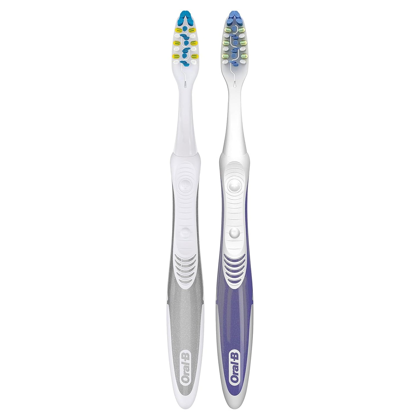 Oral-B 3D White Pulsar, Battery electric toothbrushes, 2 count SOFT toothbrush pack, removes stains, whitens teeth, travel essentials tooth brush