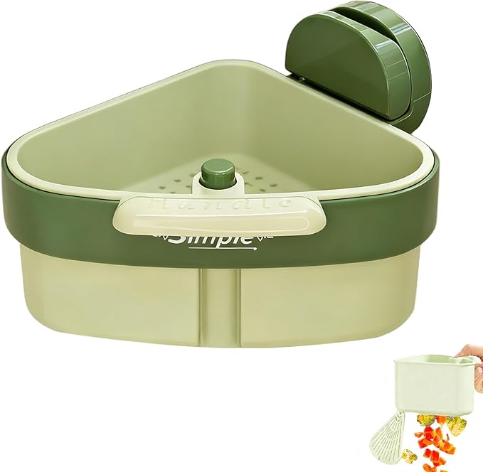 2026 New Suction Cup Sink Strainer | Corner Sink Strainer | Sinks Trash Food