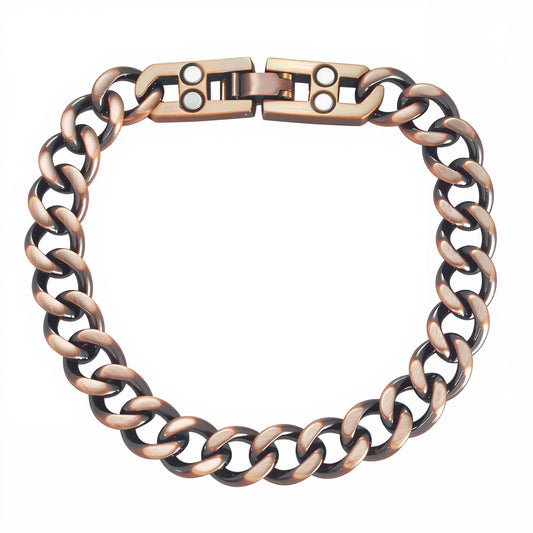 MagSølv Copper Bracelets for Women for Arthritis and Joint, 99% Pure Copper Adjustable Magnetic Chain, Fashion Jewelry Present
