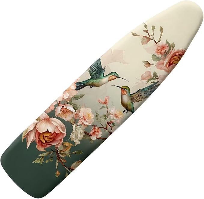 Hummingbird Flower Ironing Board Cover and Pad 15 x 54 Iron Board Covers