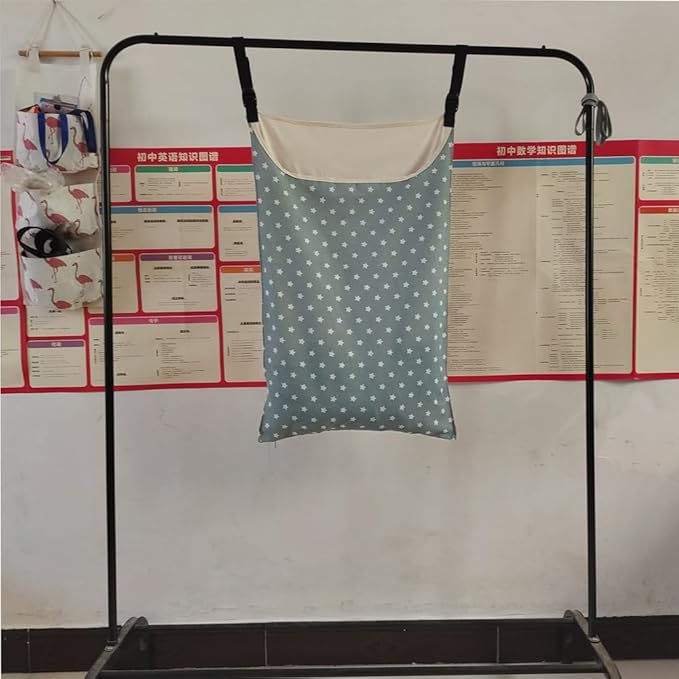 Adjustable Space Saving Door Hanging Laundry Hamper Bag Dorm Laundry Bag