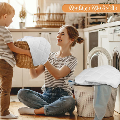 Yoofoss Waterproof Baby Mattress Protector 70 x 140 cm Adjustable Fitted Sheet Removable and Washable for Cot Bed