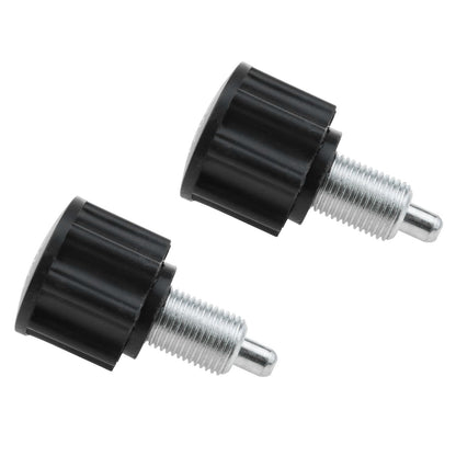 Zangc M18 pop-Out pin knob Pull pin Spring knob for Exercise Equipment Bicycle Equipment Exercise Bike Replacement Parts Black 2PCS (M16)