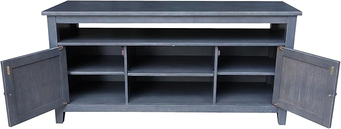 IC INTERNATIONAL CONCEPTS Solid Wood Entertainment/TV Stand
