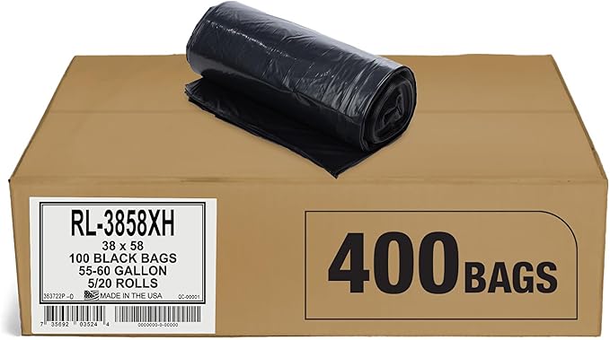 Aluf Plastics 55 Gallon Trash Can Liners