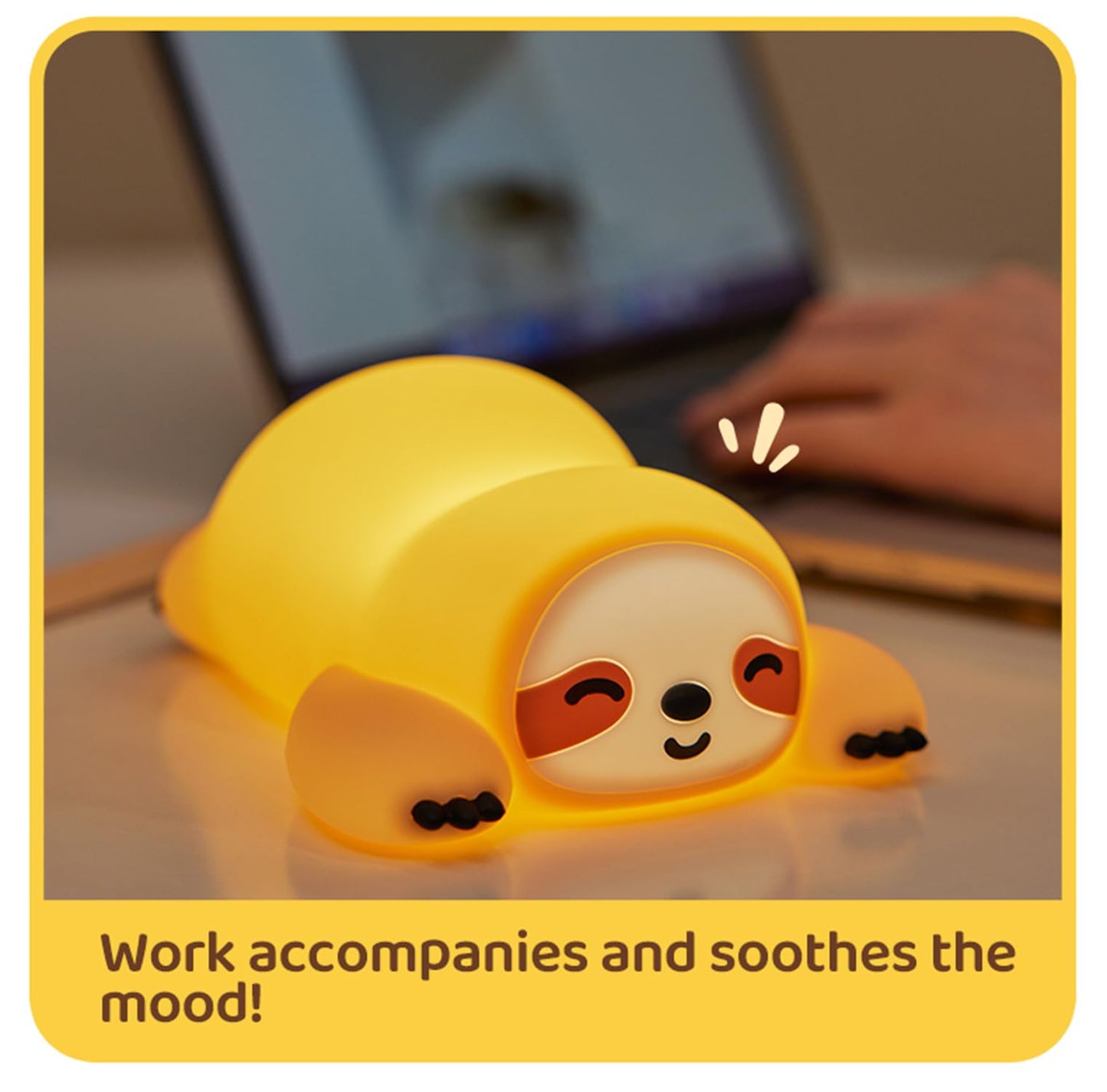 DREAMING MY DREAM Squishy Sloth Night Light,LED Novelty Animal Nightlight,3 Levels Dimmable,30Min Timer Nursery Nightlight for Kids, Bedroom Baby Boys Girls Gifts