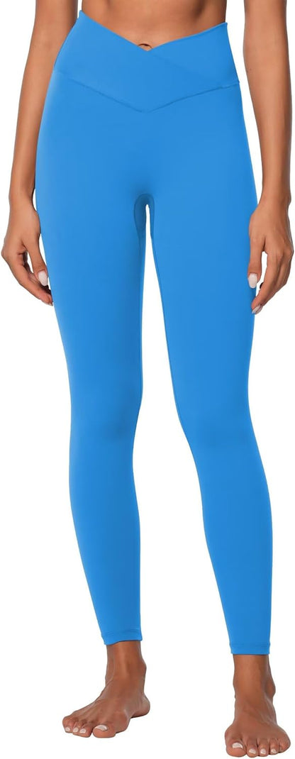 Sunzel Sunlissia Hidden Butt Lifting Scrunch Workout Leggings for Women, Crossover High Waist Yoga Pants with Tummy Control