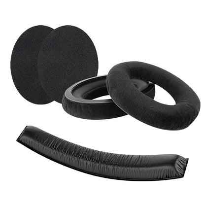Geekria Earpad and Headband Set Compatible with Sennheiser HD 380/380 Pro, PC350, Game Zero Headphones, Repair Parts Suit (Black)