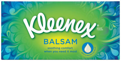 Kleenex Balsam Tissues - Pack of 12-768 Sheets in Total
