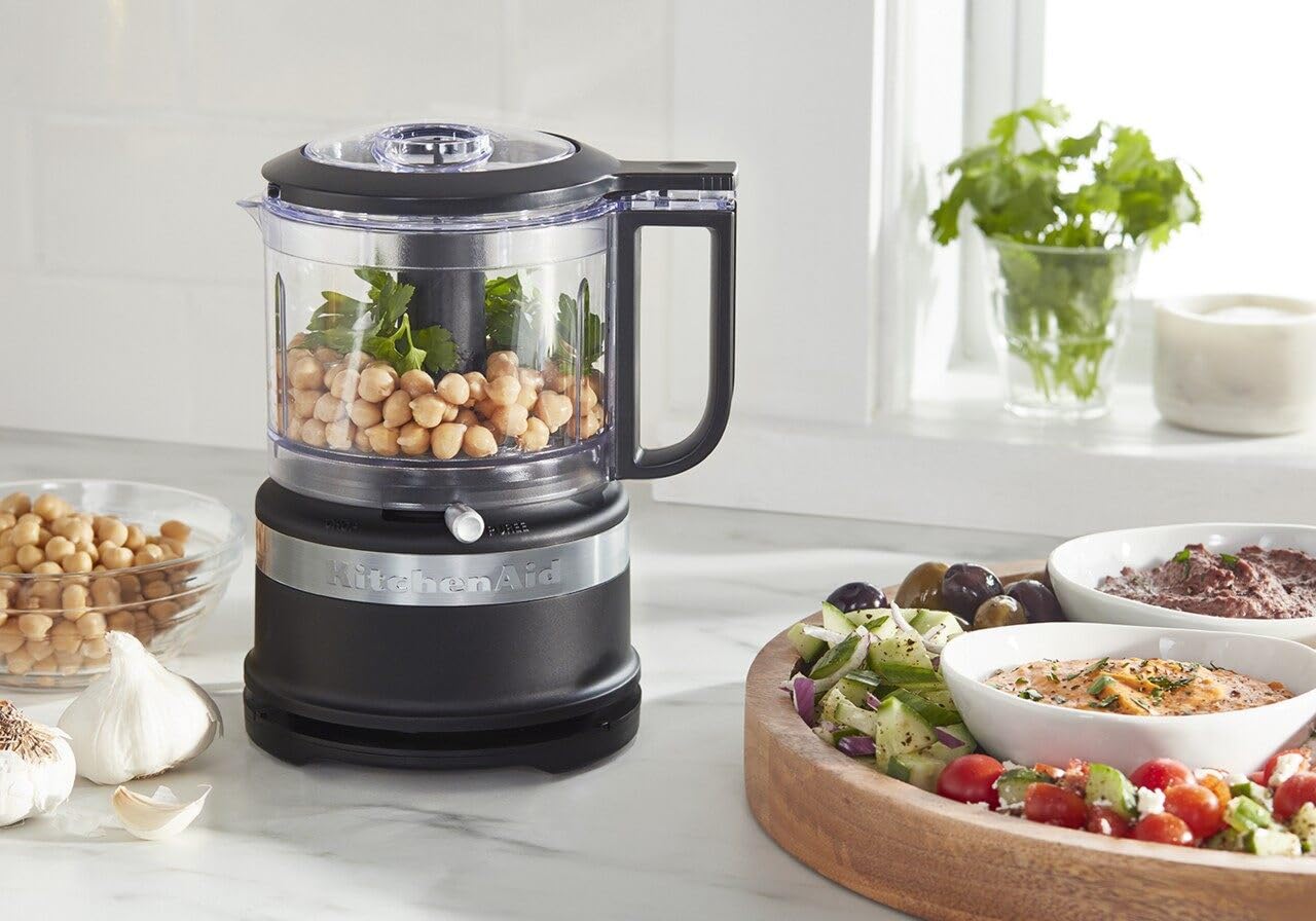 KitchenAid 3.5 Cup Food Chopper KFC3516CU, Contour Silver