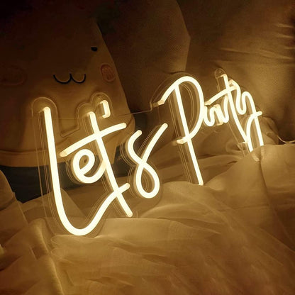 Ulalaza Better Together LED Neon Sign Night Light for Wall Party Décor Bedroom Room Bar Wedding Home Birthday Art Decoration Christmas with USB Chain Light modulator 5v