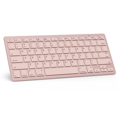 OMOTON Bluetooth Keyboard Compatible with iPad 10th Generation, iPad 10.2 (9th/8th/7th), iPad Pro 13/12.9/11 inch, iPad Air/Mini and More iOS Devices, White