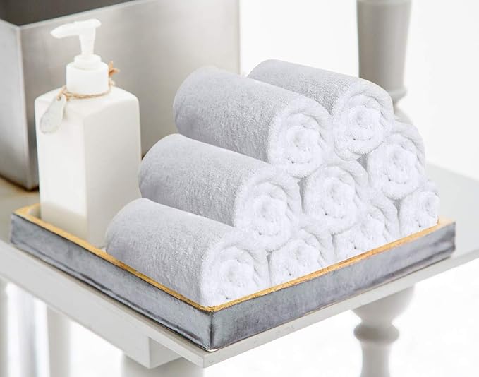 Utopia Towels 12 Pack Cotton Washcloths Set, 100% Ring Spun Cotton, Premium