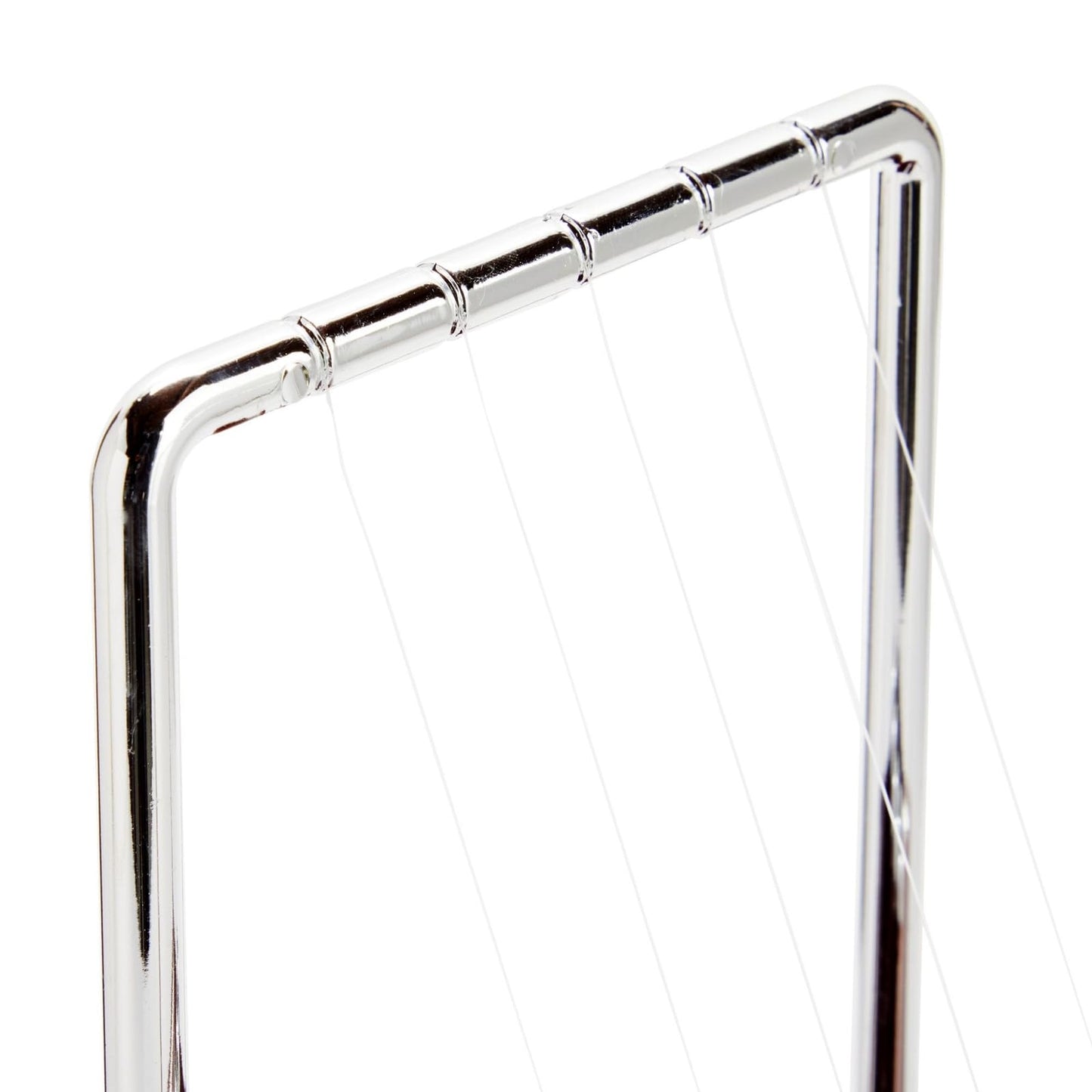 Juvale Newtons Cradle Pendulum - 7 x 6 x 7 in, Silver Stainless Steel - Desk Decor & Office Decor for Men - Stress Relief Desk Toy - Science Teacher Gift & Physics Toy