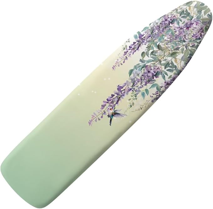 Hummingbird Lavender Ironing Board Cover Heat Reflective Anti-dust, Soft Fabric