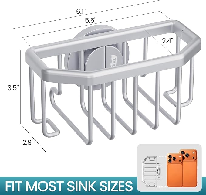 TAILI Sponge Holder for Kitchen Sink